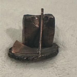 Tower of London souven hatchet and block paperweight